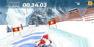 snow racing Screenshot 2