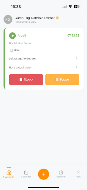 Crewmeister App Screenshot 0