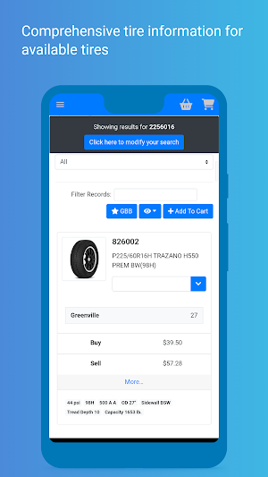 Tireweb Screenshot 2