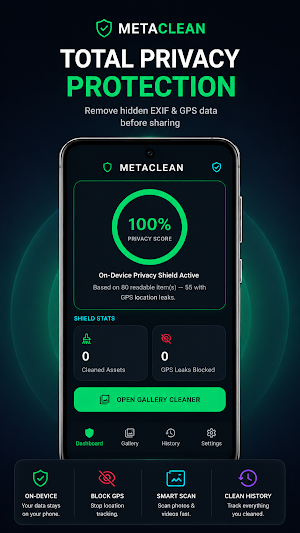 Photo EXIF Remover: MetaClean Screenshot 0