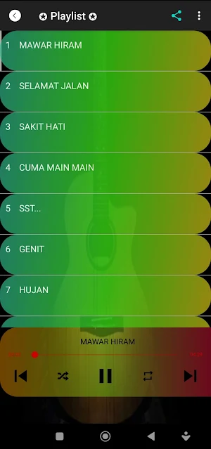Lagu Tipe x Band Mawar hitam Screenshot 0