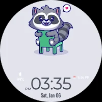 Raccoon Watch Face