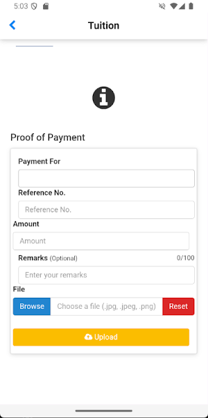 ICA Manila Mobile Portal Screenshot 3