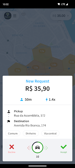 Gooldriver - Motorista Screenshot 2
