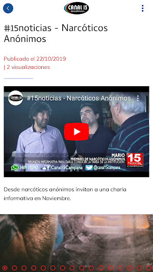 Canal 15 Campana Screenshot 2