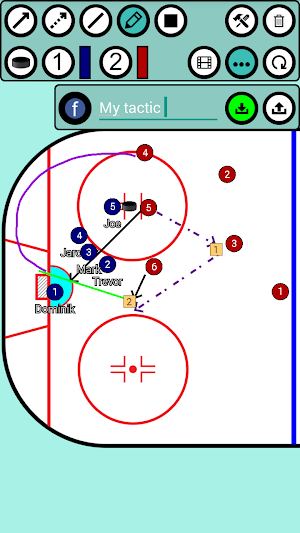 Hockey Tactic Board Screenshot 3