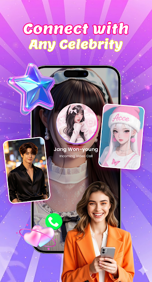 Idol Video Call & Prank Chat Screenshot 1