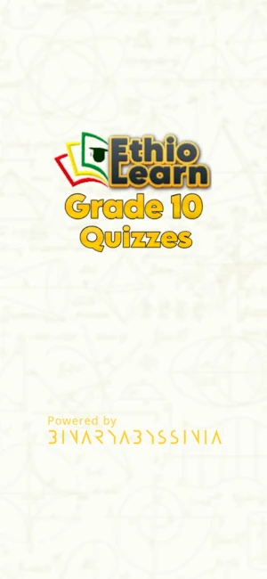 Ethio Learn : Grade 10 Quizzes Screenshot 0
