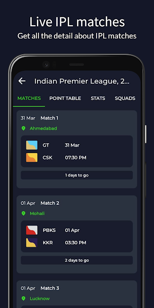 Live Cricket Scores - IPL 2023 Screenshot 2