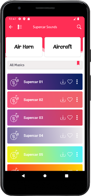 Supercar Sounds Screenshot 1