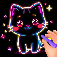 Glow Art Drawing - Doodle App