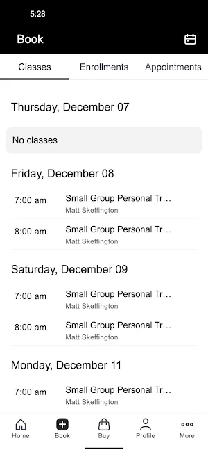 Fuel Personal Training Screenshot 1