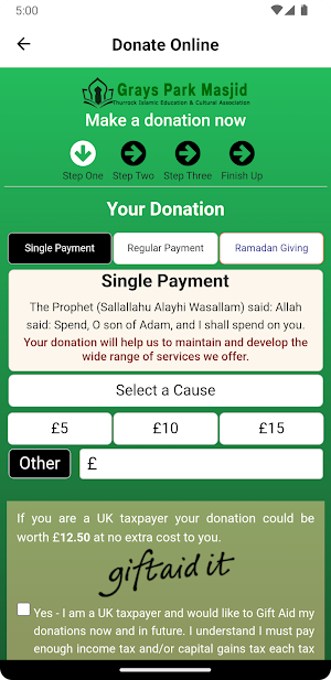 Grays Park Masjid Screenshot 3
