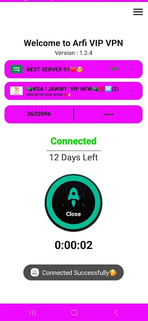Arfi Vip Vpn Screenshot 1