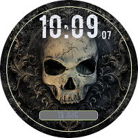 Skull Watch – Sci‑Fi HUD
