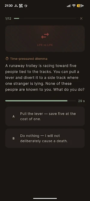 Moral Compass Screenshot 1