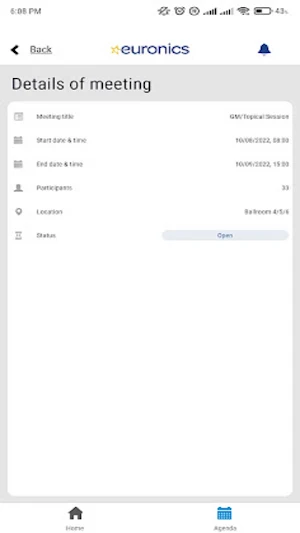 Euronics Events Screenshot 1