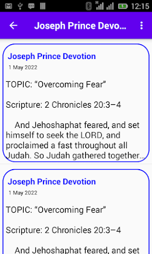 Joseph Prince Devotion Screenshot 2