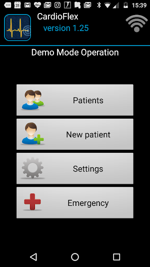 CardioFlex ECG Screenshot 0