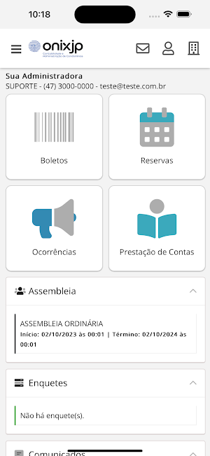 OnixJP Condomínios Screenshot 2