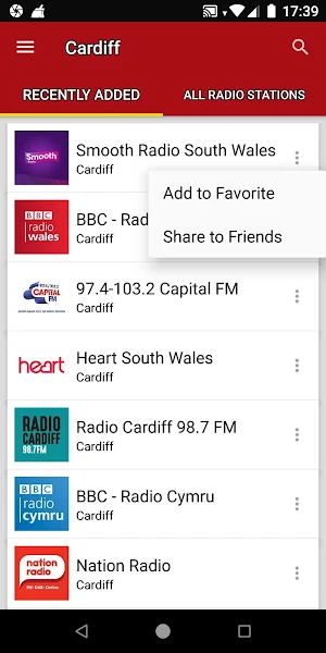 Cardiff Radio Stations - Wales Screenshot 1