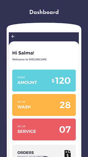 WeCarCare React Native Theme Screenshot 3