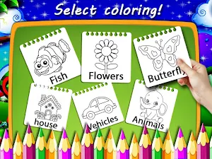 Amazing Coloring Book Kids Screenshot 0