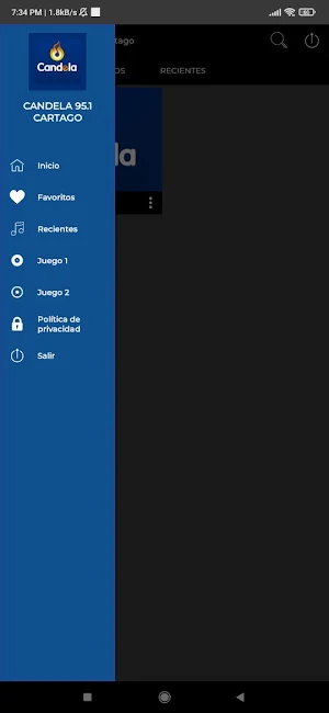 Candela Stereo 95.1 fm Cartago Screenshot 0