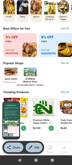Zovira - Grocery Delivery Screenshot 1