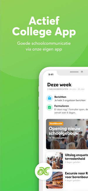 Actief College app Screenshot 0