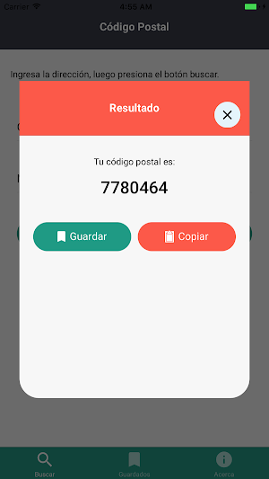 Código Postal Screenshot 2