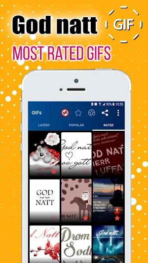 Norwegian Good Night Gif Image Screenshot 2