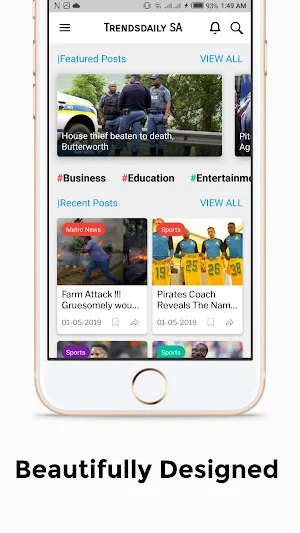 TrendsDaily South Africa (Latest News, & Movies) Screenshot 2