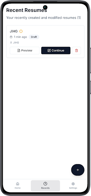 CV Maker: Fast Resume Builder Screenshot 2