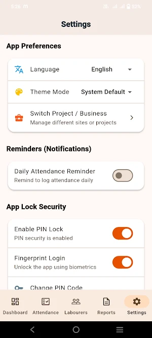 Mazdoor Hisab Screenshot 1