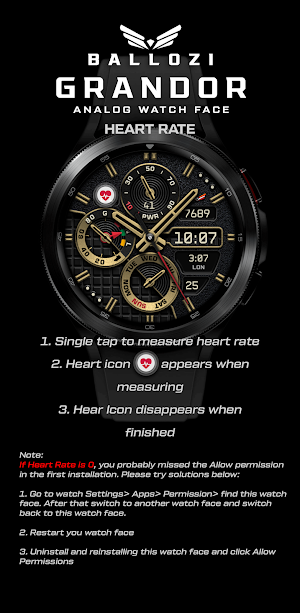 BALLOZI GRANDOR Watch Face Screenshot 3