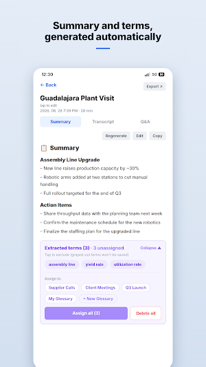BridgeVox: Interpreter & Notes Screenshot 3