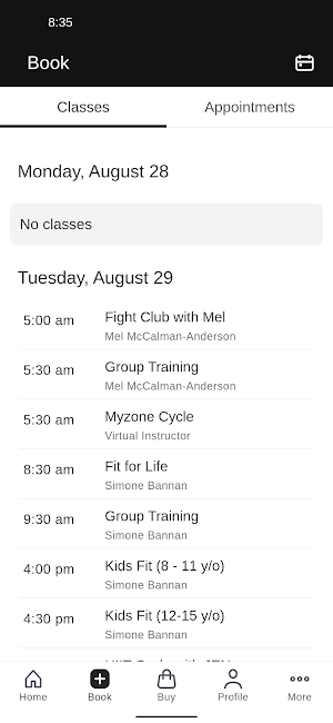 Xenial Fitness Screenshot 1