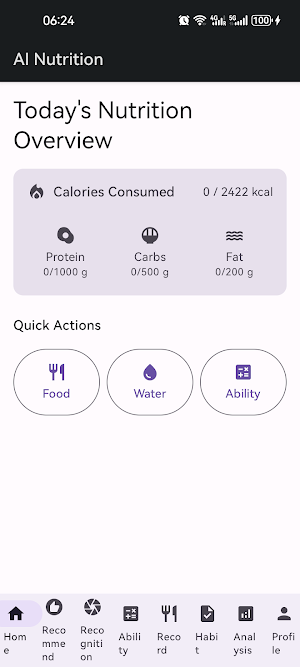 Chat AI Nutrition Screenshot 0