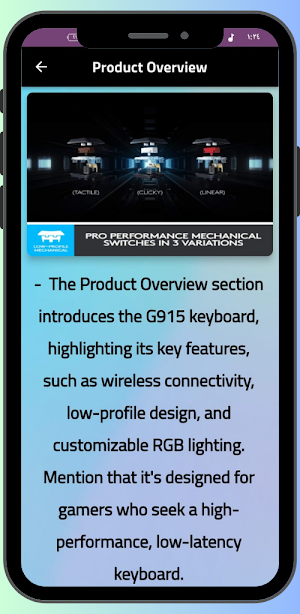 G915 Keyboard Guide Screenshot 0