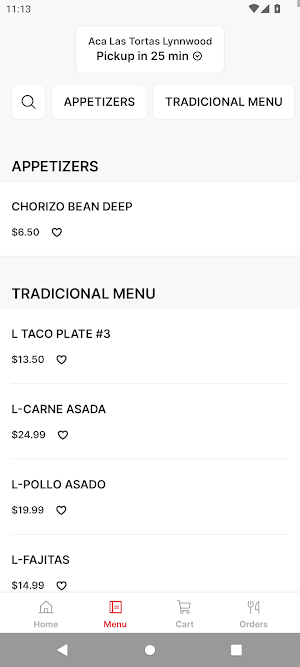 Aca Las Tortas Lynnwood Screenshot 1