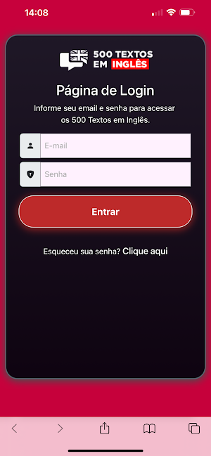 500 Textos em Inglês Pro Screenshot 2