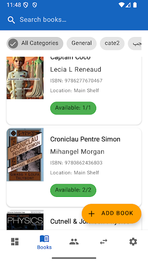 Library Management Screenshot 1