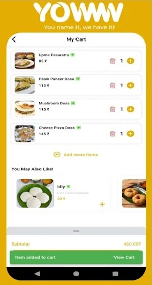 Yowww - Food Delivery Screenshot 3