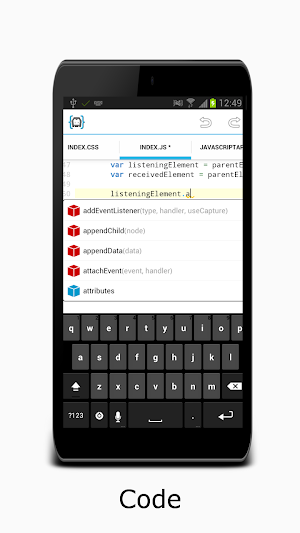 AIDE IDE for PhoneGap/Cordova Screenshot 0