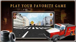FIRE TRUCK SIMULATOR 3D Screenshot 3