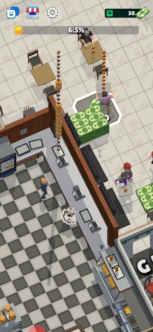 Fastfood Rush - tycoon Screenshot 2