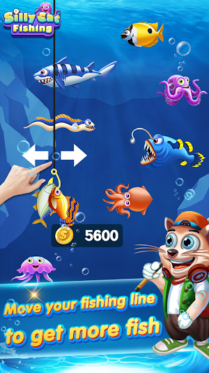 Cat Fishing—Silly Cat Game Screenshot 1