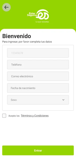 Estar Seguros Screenshot 2