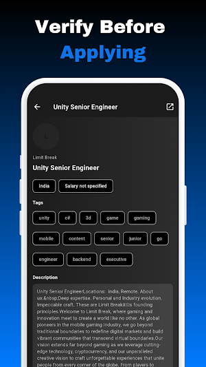 Remote Jobs Finder Screenshot 1